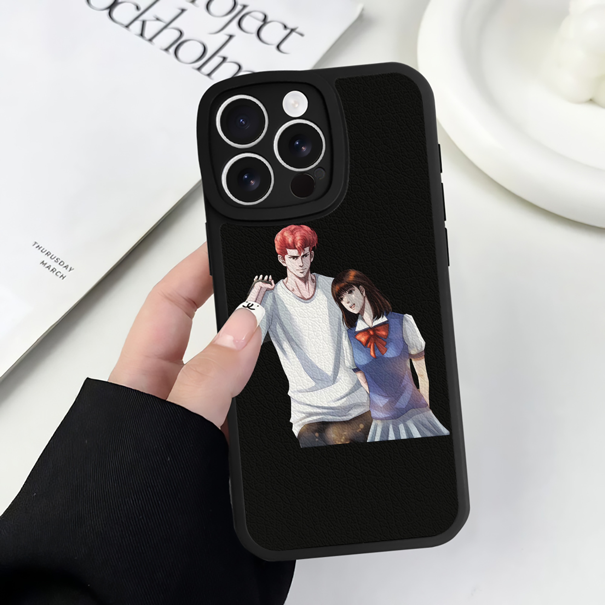 （画像用） SLAM DUNK／スラムダンク 【iPhone 16シリーズ対応】シリコンスマホケース（レザー調） 材質：シリコン